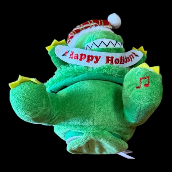 Tree Rex Animated Musical Christmas Plush Dinosaur Rockin Round Christmas Tree - Picture 6 of 8